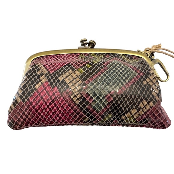 HOBO Mosaic Snake keychain wallet NWT - Picture 3 of 9